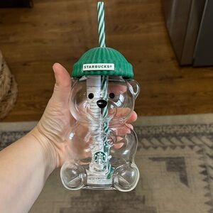 Starbucks bearista glass cup
